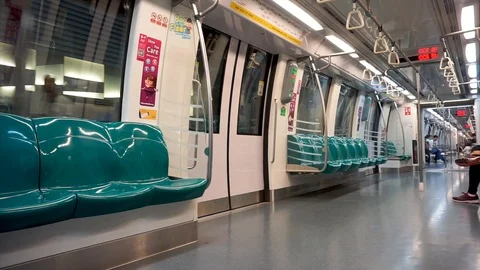 Footage people at Mrt Train Stock Footage 103697463
