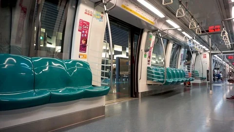 Footage people at Mrt Train Stock Footage 103697504