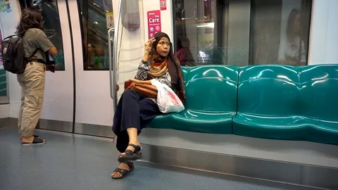 Footage people at Mrt Train Stock Footage 103697533