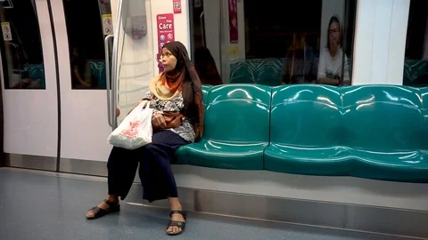 Footage people at Mrt Train Stock Footage 103697537