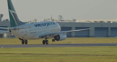 Footage of plane taking off Stock Footage 115017497