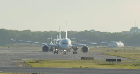 Footage of plane taking off Stock Footage 115017565
