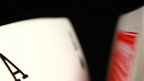 Footage of playing card Stock Footage 245621019