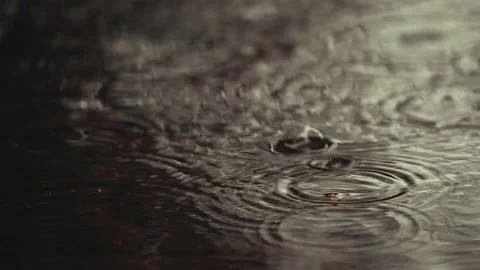 Footage of pool rain drop Vidéo 168183529