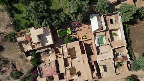 Footage of Post-Quake Support for Children in Taroudante, Morocco May 27,2025 Video stock 310036142