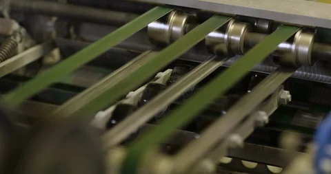 Footage of the printing process of the book. 스톡 동영상 113632389