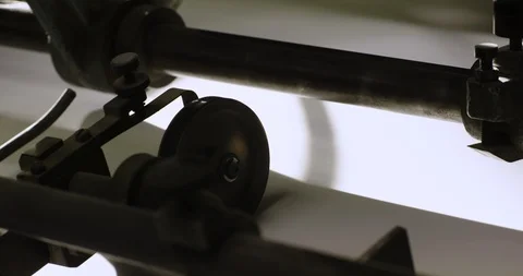 Footage of the printing process of the book. Stock Footage 113880354