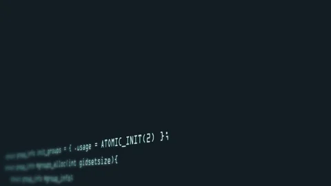 Footage of Programming code abstract technology background Stock Footage 105864577