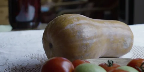A footage of a pumpkin Stock Footage 119098766
