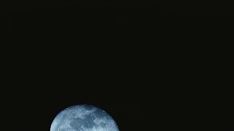 Footage of Real blue Moon Stock Footage 80254670