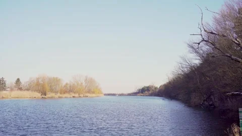 Footage of river flowing Stock Footage 253296109