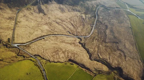 Footage of roads on mountain Stock Footage 63629174