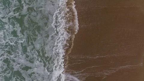 Up Footage Sea Waves Sand Stock Footage