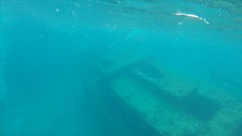 Footage of a Shipwreck Stock Footage 101297031