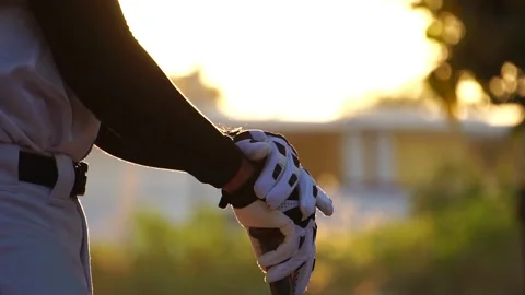 Footage Slow Motion: Baseball player at bat wide Stock Footage 146461002