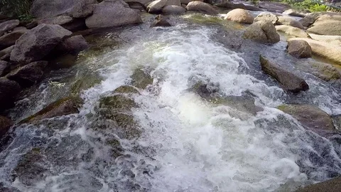 Footage small water flow Stock Footage 79485064