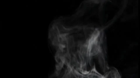 Footage of smoke dark background Stock Footage 284440153