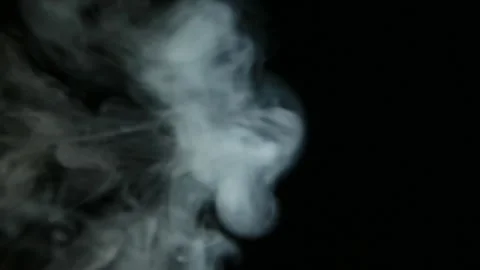 Footage of smoke dark background Stock Footage 284832380