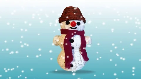 Footage snowman2 Stock Footage 83203256