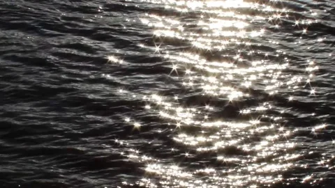 Footage of the sparkling River Thames Stock Footage 74376840
