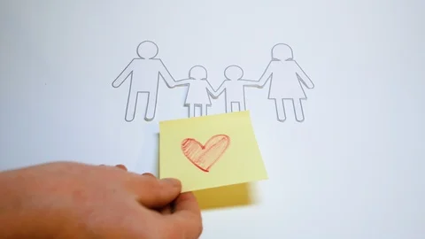 Footage suitable to explain the dramatic and difficult situation of a separation Stock Footage 99338969
