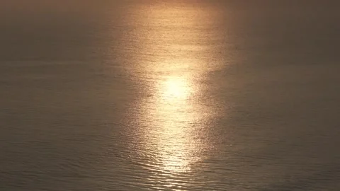Footage of Sun Reflection on Pacific Ocean Stock Footage 318116013