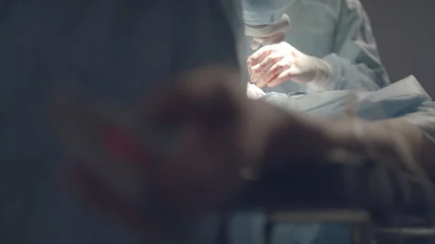 Footage surgical intervention Stock Footage 148164498