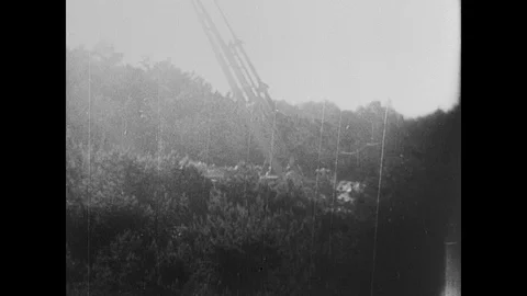 Footage of testing Rheinbote surface to surface rocket Stock Footage 103383660