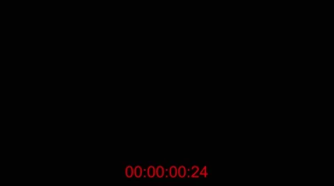 Footage of a timecode set to 1min., position is at the bottom center Video stock 63799684