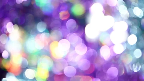 Footage of tinsel bokeh background Stock Footage 256145726