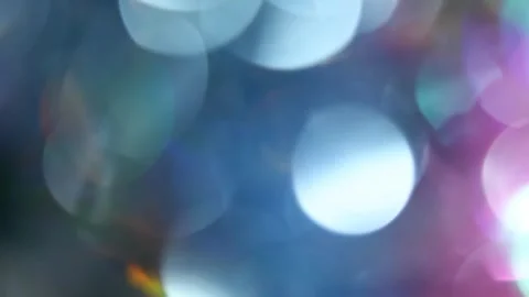 Footage of tinsel bokeh background Stock Footage 258336532