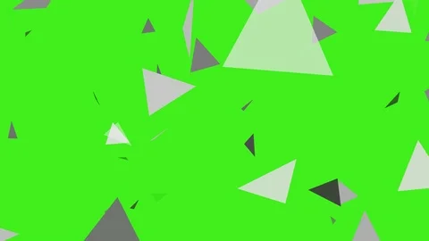 Footage triangle white green Stock Footage 100560779