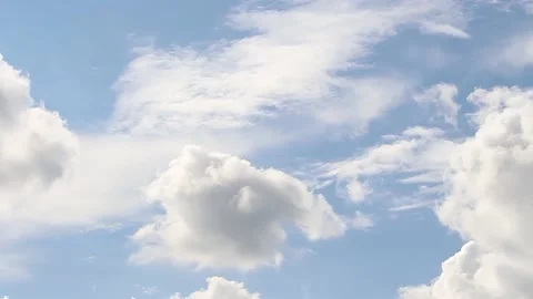 Footage video time lapse of clouds in the wind Stock Footage 198203188