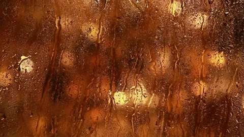 Footage of window rain drop Stock Footage 138156491