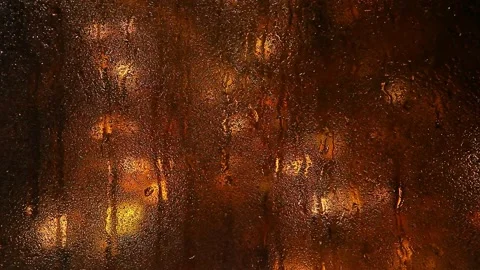 Footage of window water drop Stock Footage 139355032