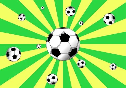 Football background Stock Illustration