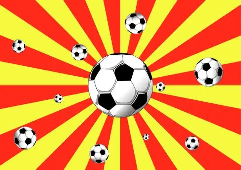 Football background Stock Illustration