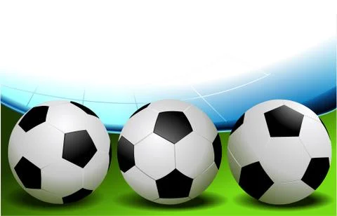 Football background Stock Illustration