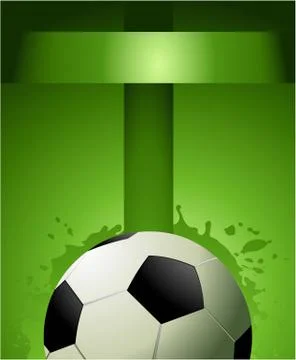Football background Stock Illustration