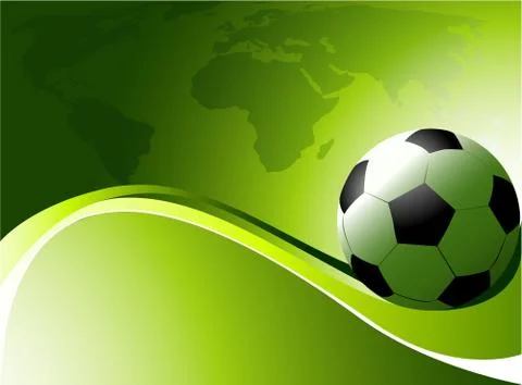 Football background Stock Illustration