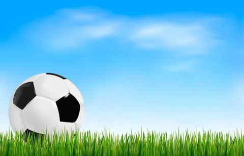 Football background. vector. Illustrazione stock