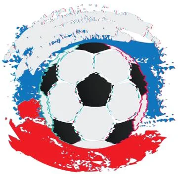 Football Ball and Strokes イラスト素材