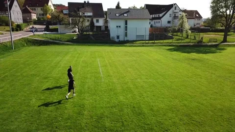 Football Catch Stock Footage 142242269
