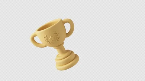 Football Elements Winner Cup Stock-Footage 335769092