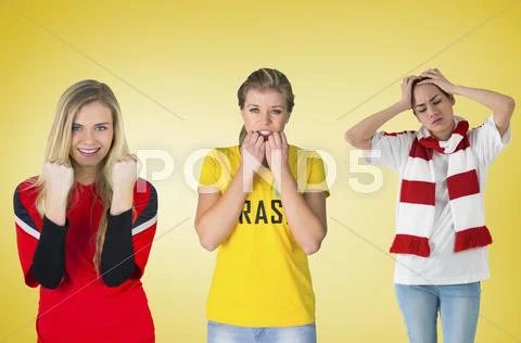 Football fans Stock Photos