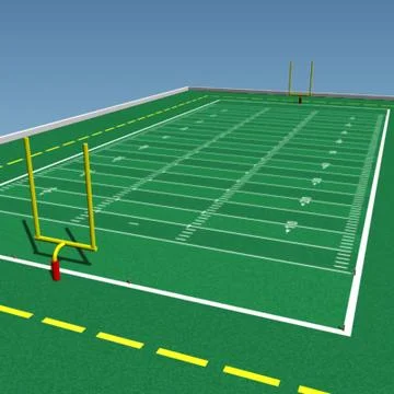 Football field 3D Model