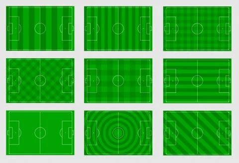 Football Fields. Vector illustration イラスト素材