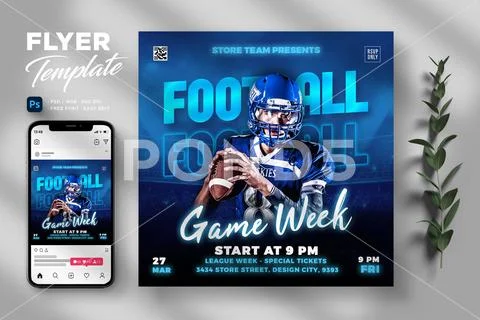 Football Flyer PSD-Vorlage