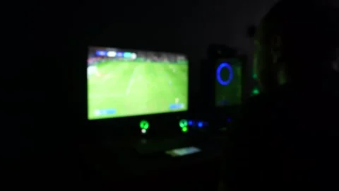 Football Stock Footage 296375549