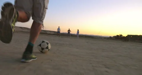 Football Forward Stock Footage 52015417